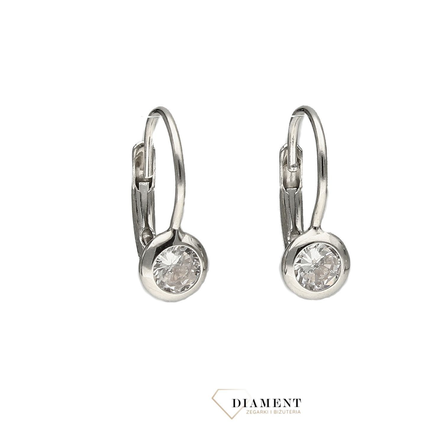 Złote kolczyki z białego złota KL 1553D.jpg